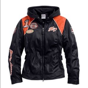 3-in-1 Women’s XS Harley Davidson Armored Mesh Patched Riding Jacket